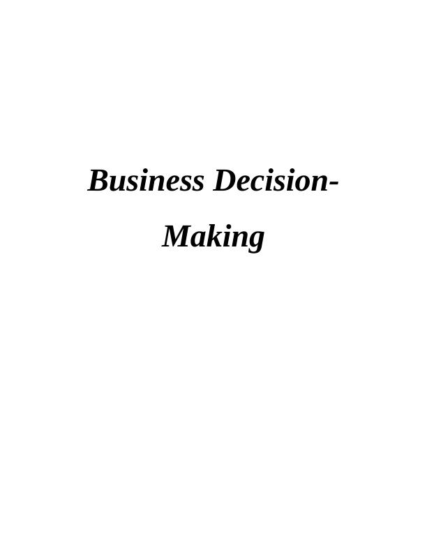 Business DecisionMaking_1