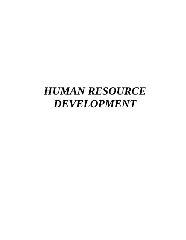 Induction Training in Human Resources Development_1