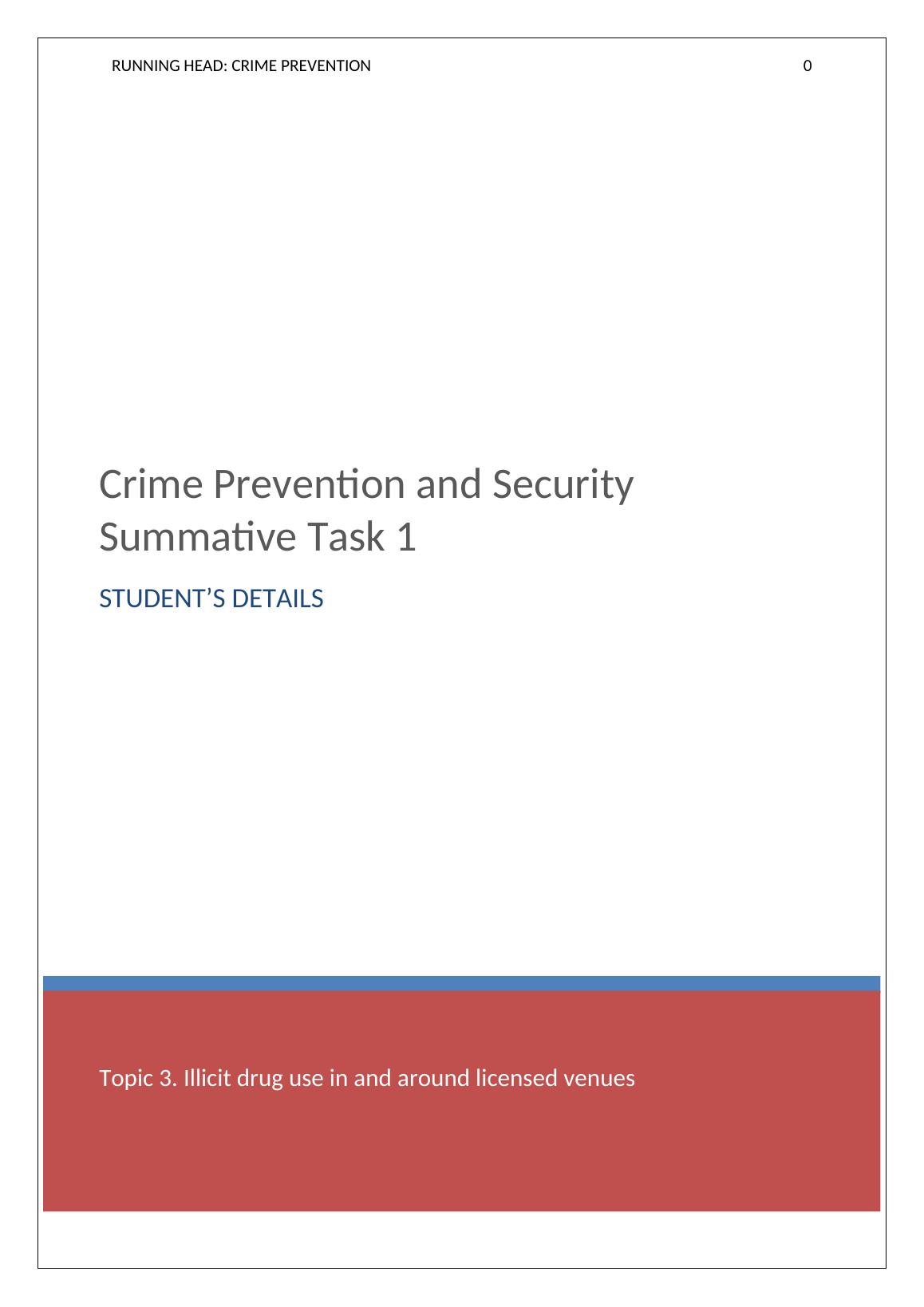 crime prevention research papers