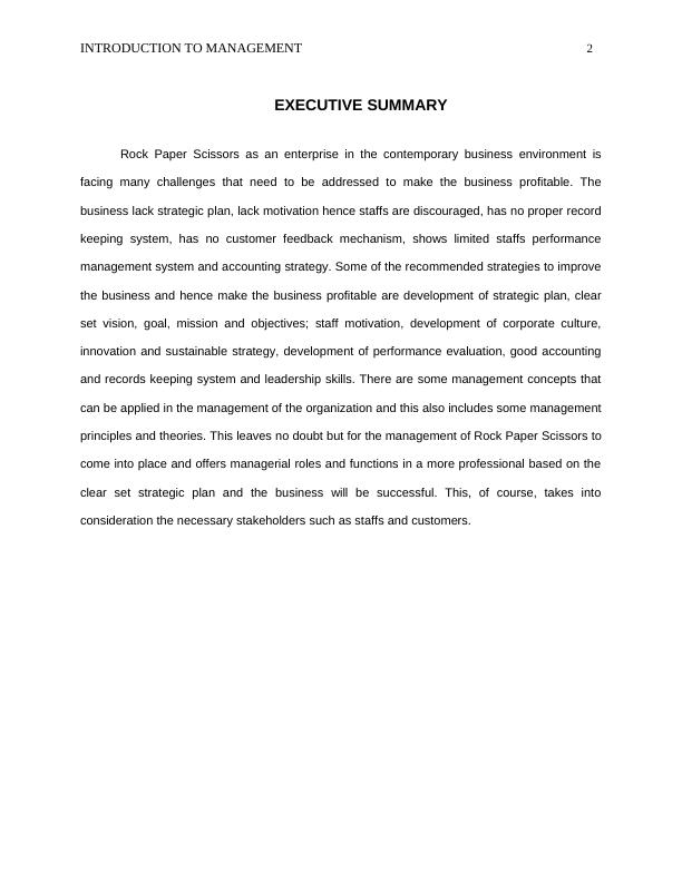 MGMT11109 Introduction to Management Report_2