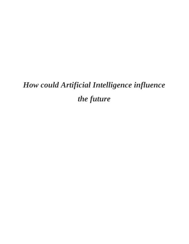 Assignment on  Artificial  Intelligence_1