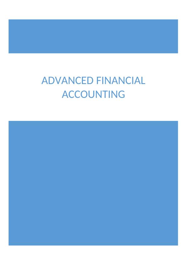 Advanced Financial Accounting_1