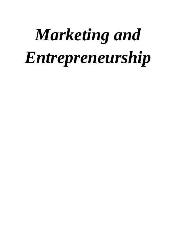 Marketing and Entrepreneurship Woolworths Ltd_1