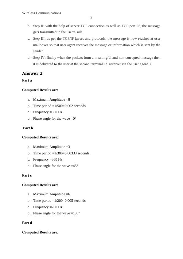 Wireless Network and Communication