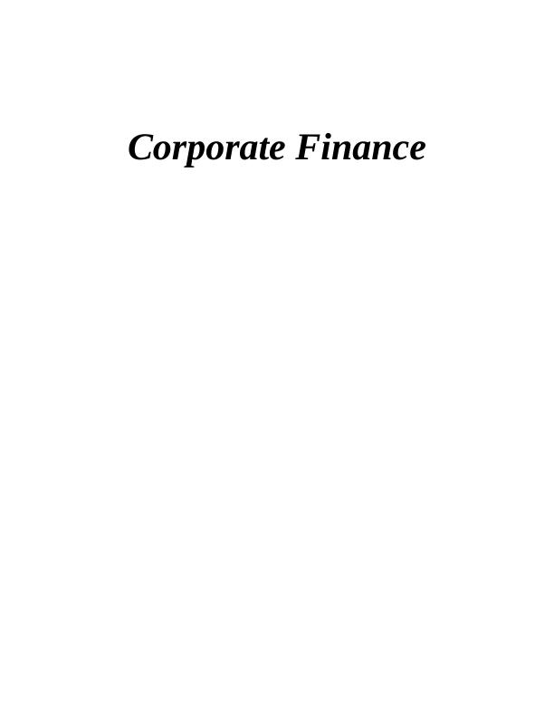 Corporate Finance: Data Collection, Cost of Equity, Cost of Capital, Project Evaluation_1
