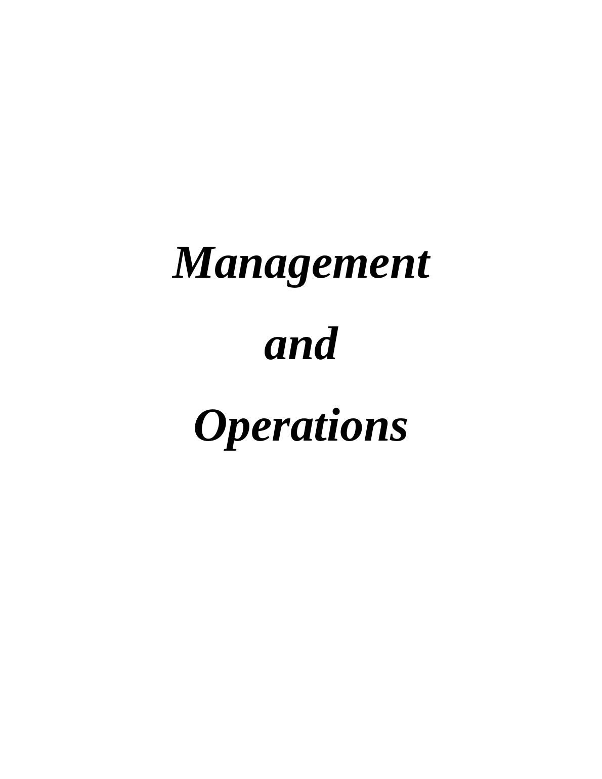 Operations Management : TATA Steel Group