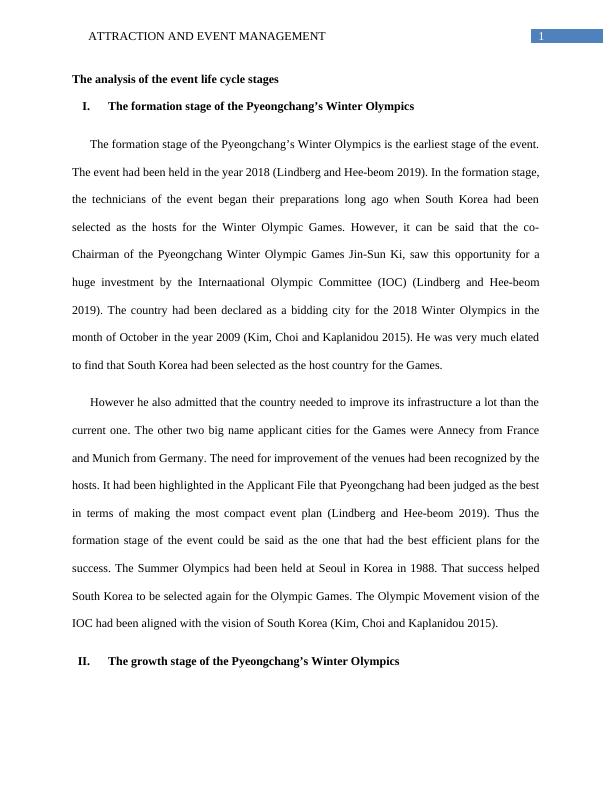 Analysis of the event life cycle stages of Pyeongchang’s Winter Olympics_2
