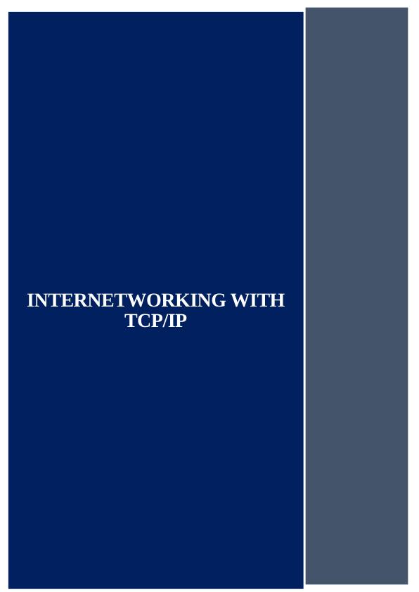 Internetworking with Tcp Ip Report_1
