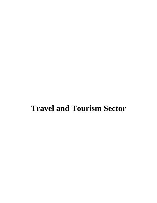Travel and Tourism Sector - TUI Group_1