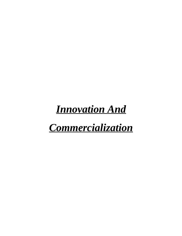 Innovation And Commercialization Assignment - Softwire Limited_1