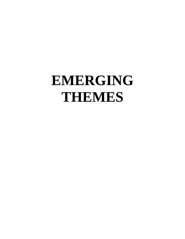 Emerging Themes Assignment Solved_1