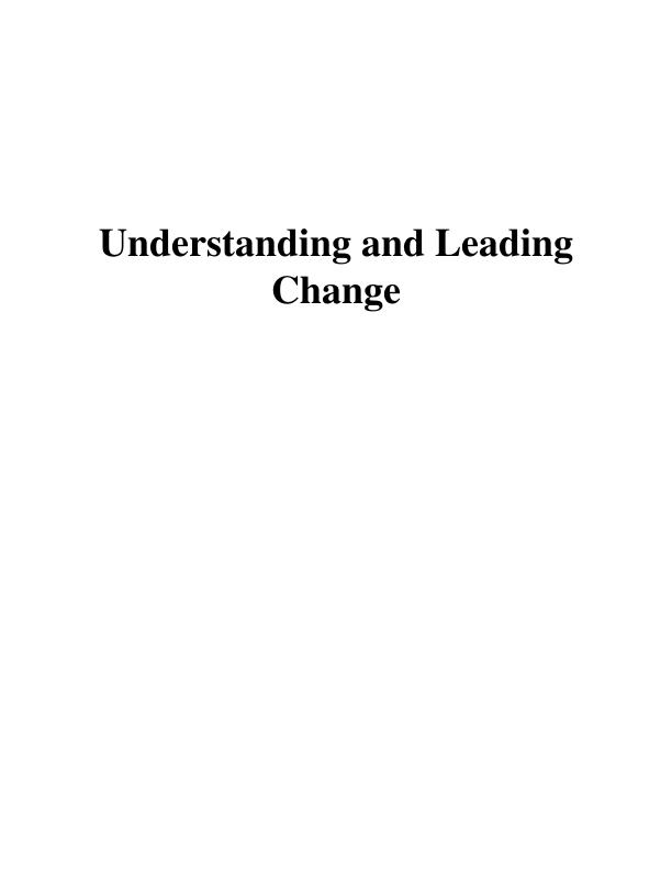Impact of Change on Leadership, Individuals, and Team Behavior in Verdant Leisure_1