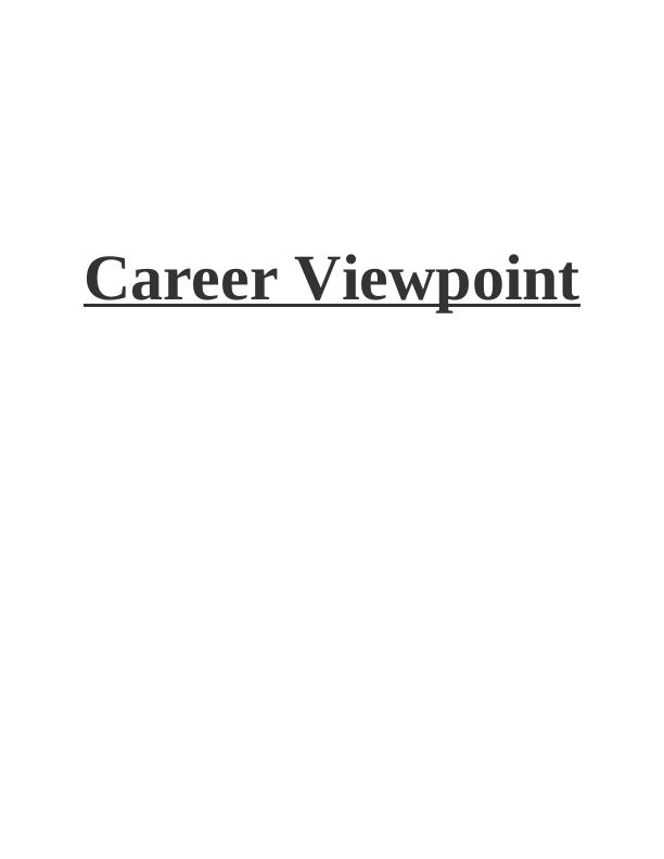 Career Viewpoint of a Prospective Candidate_1