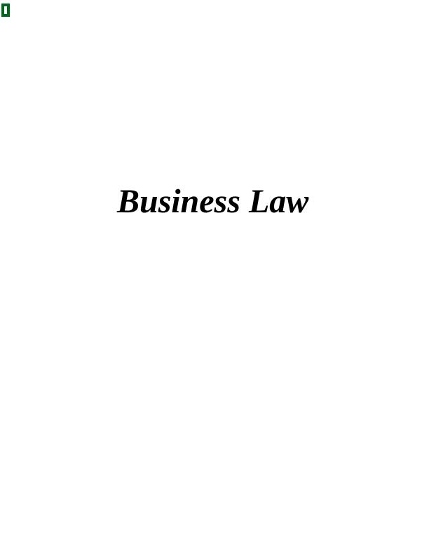 English Legal System and Sources of Laws : Assignment_1