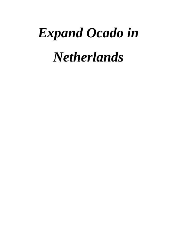 PESTLE Analyses of Netherlands External Environment_1