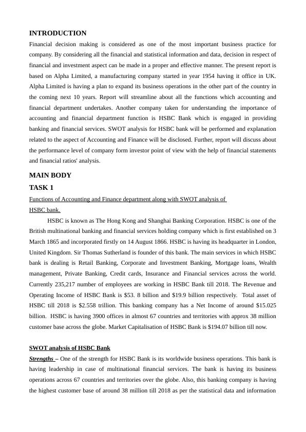 SWOT Analysis of HSBC Bank_3