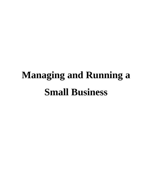 Managing and Running a Small Business Doc_1