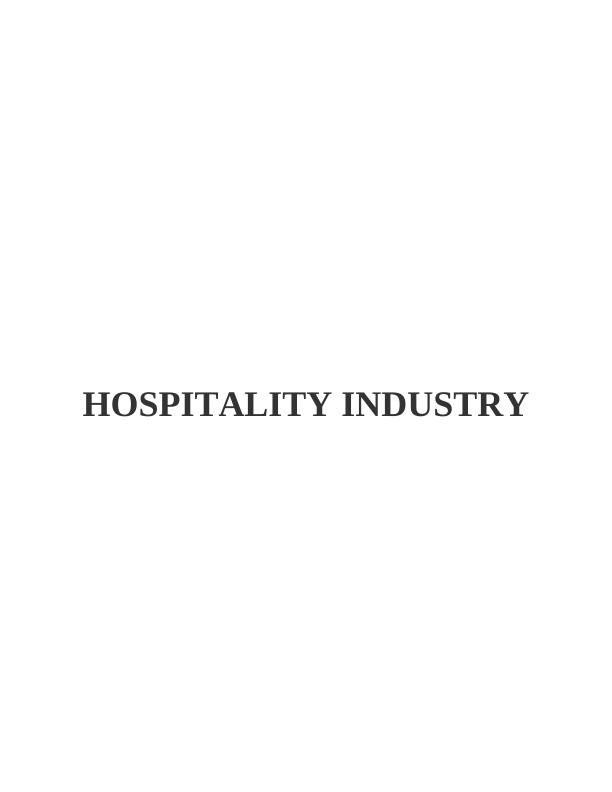 PESTLE Analysis of the Hospitality Industry_1