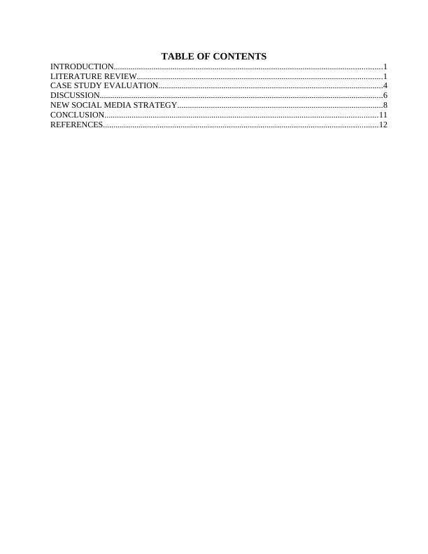 Case Study Report TABLE OF CONTENTS_2