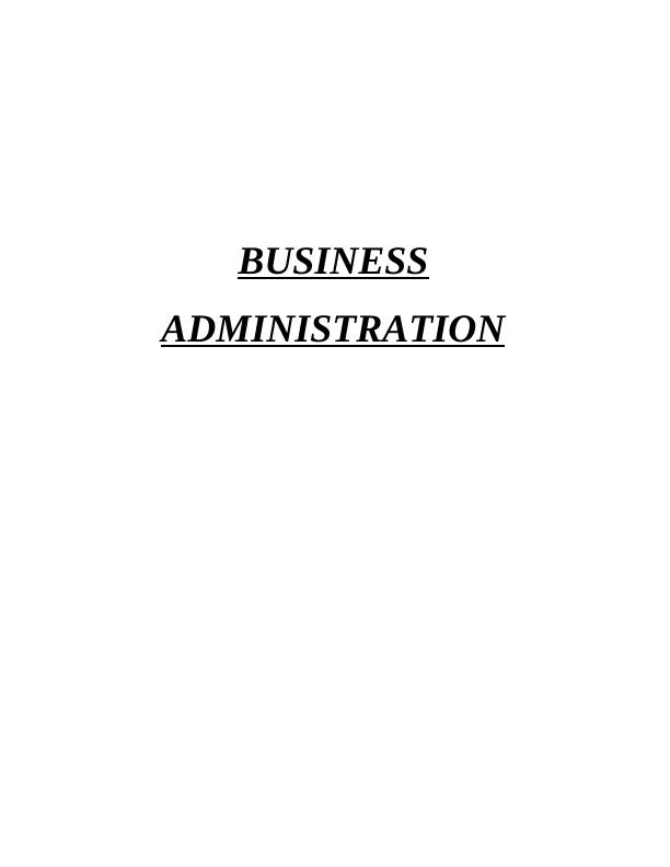 Business Administration Assignment (Doc)_1