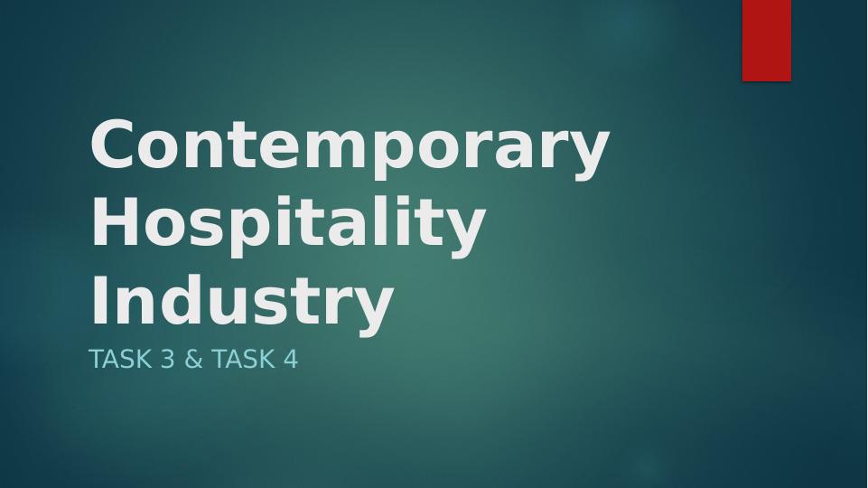 Analysing Operational, Managerial, and Legislative Issues in the Contemporary Hospitality Industry_1