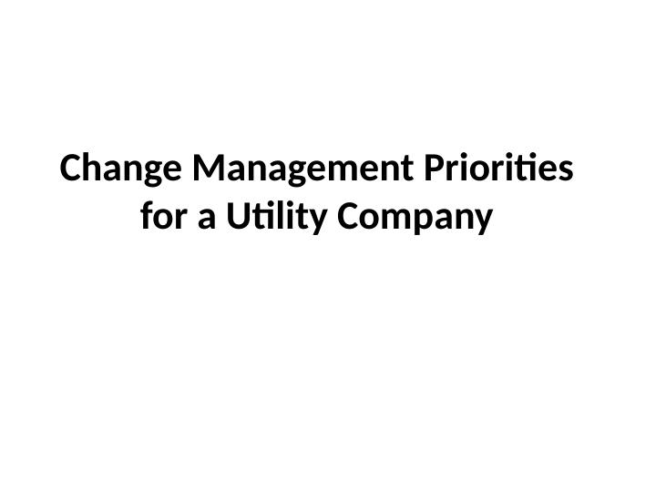 Change Management :  Sample  Assignment PDF_1