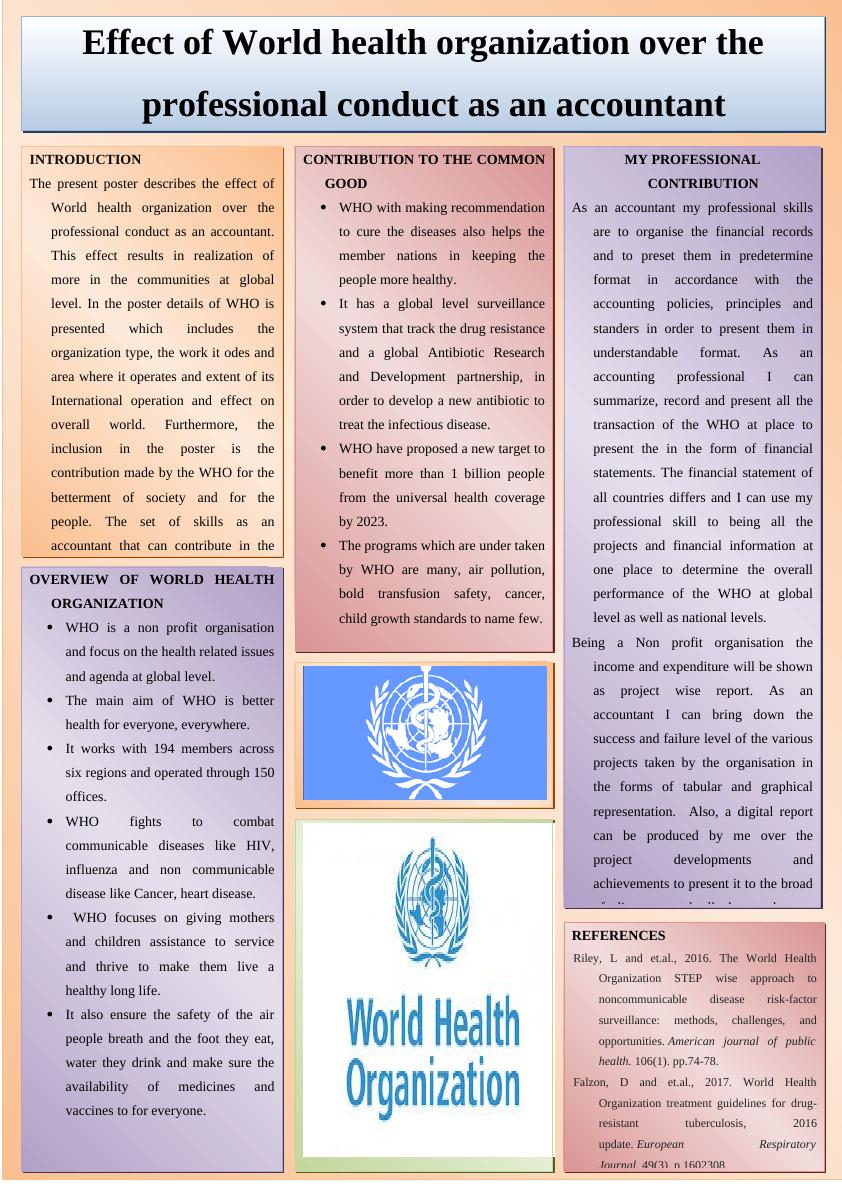 Overview of World Health Organization - PDF
