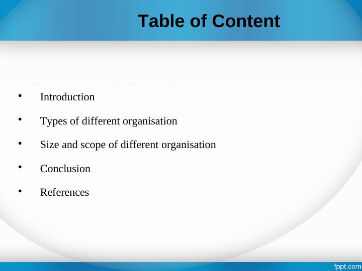 Business Environment: Types of Organizations, Size and Scope_2