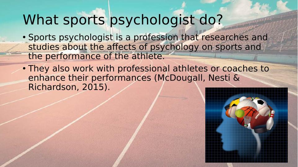 Assignment On Interventions In Mental Health For Athletes