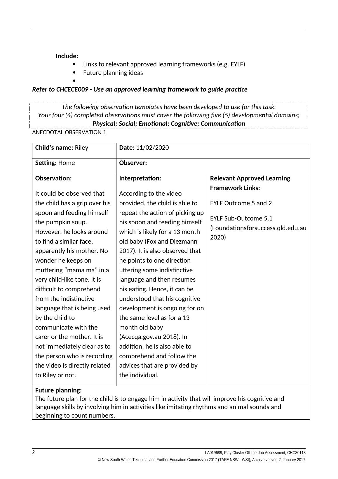 Jotting cognitive outlet development examples