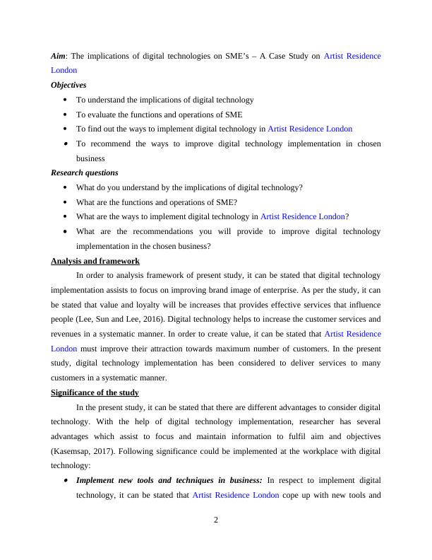 Implications of Digital Technologies on SME's - Case Study_4