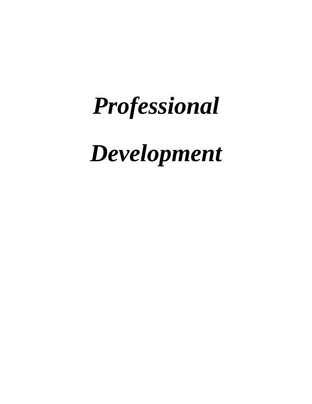 Professional Development: Skills Audit and Development Plan_1