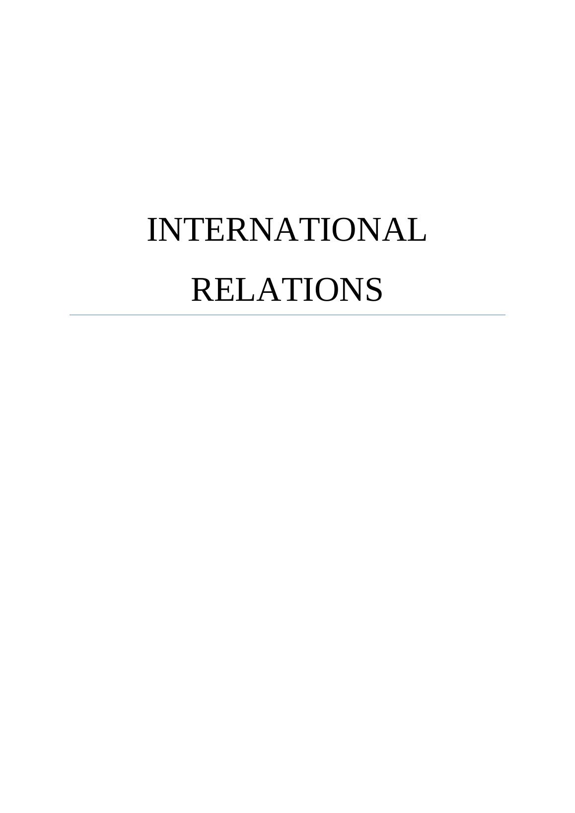 what-is-international-studies-international-relations