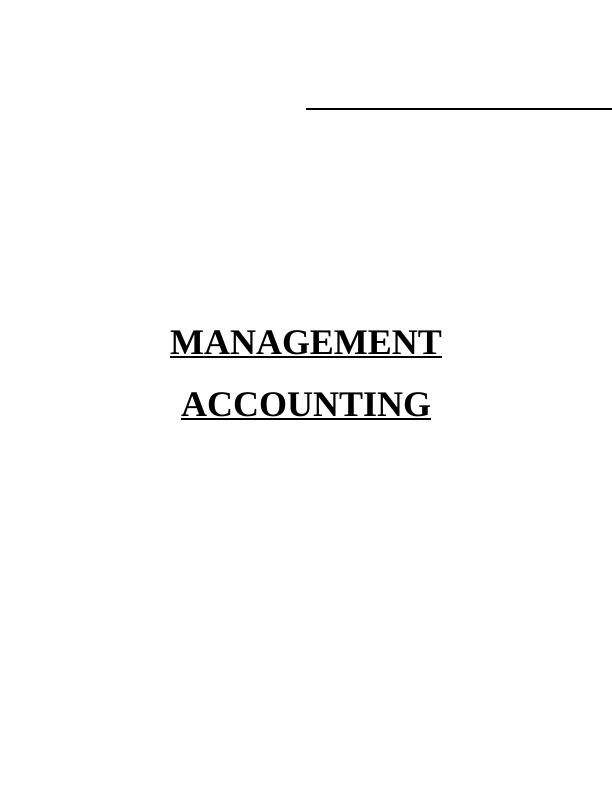 Unicorn Grocery Management Accounting_1