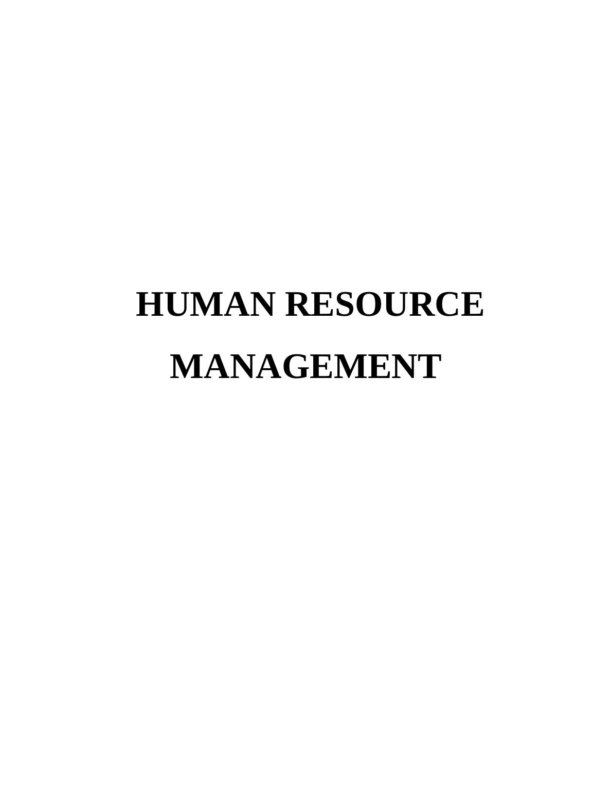 Report on Human Resource Management of Sun Count Ltd_1