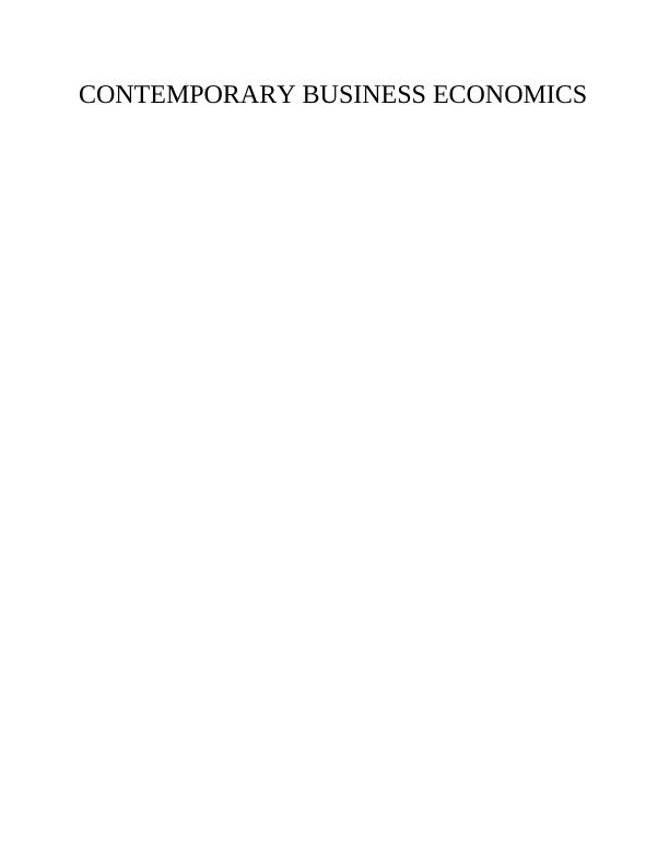 Contemporary Business Economics_1
