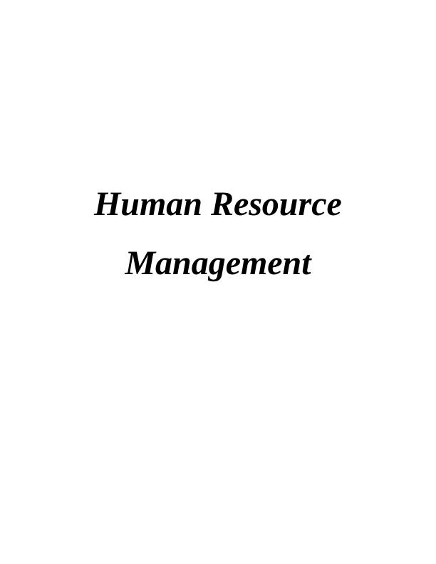 Human Resource Management: Purpose, Functions, and Practices_1