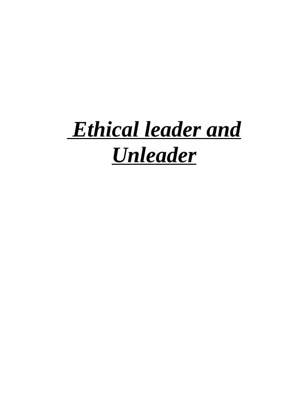 Ethical leader and Unleader_1