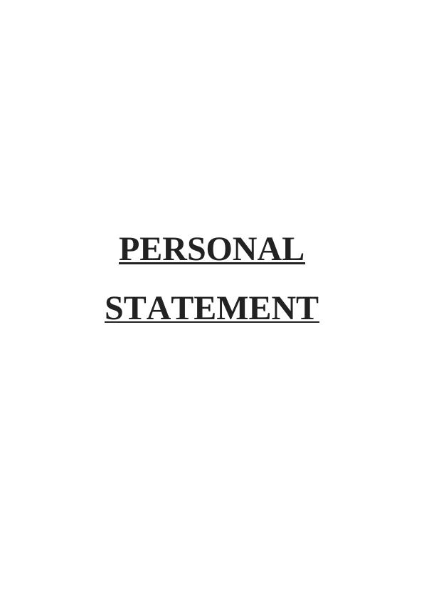 Personal Statement for University College London Business Management Course_1