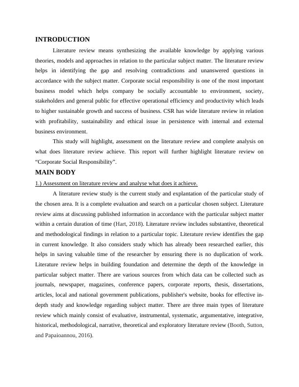 Literature Review:  Corporate Social Responsibility_3