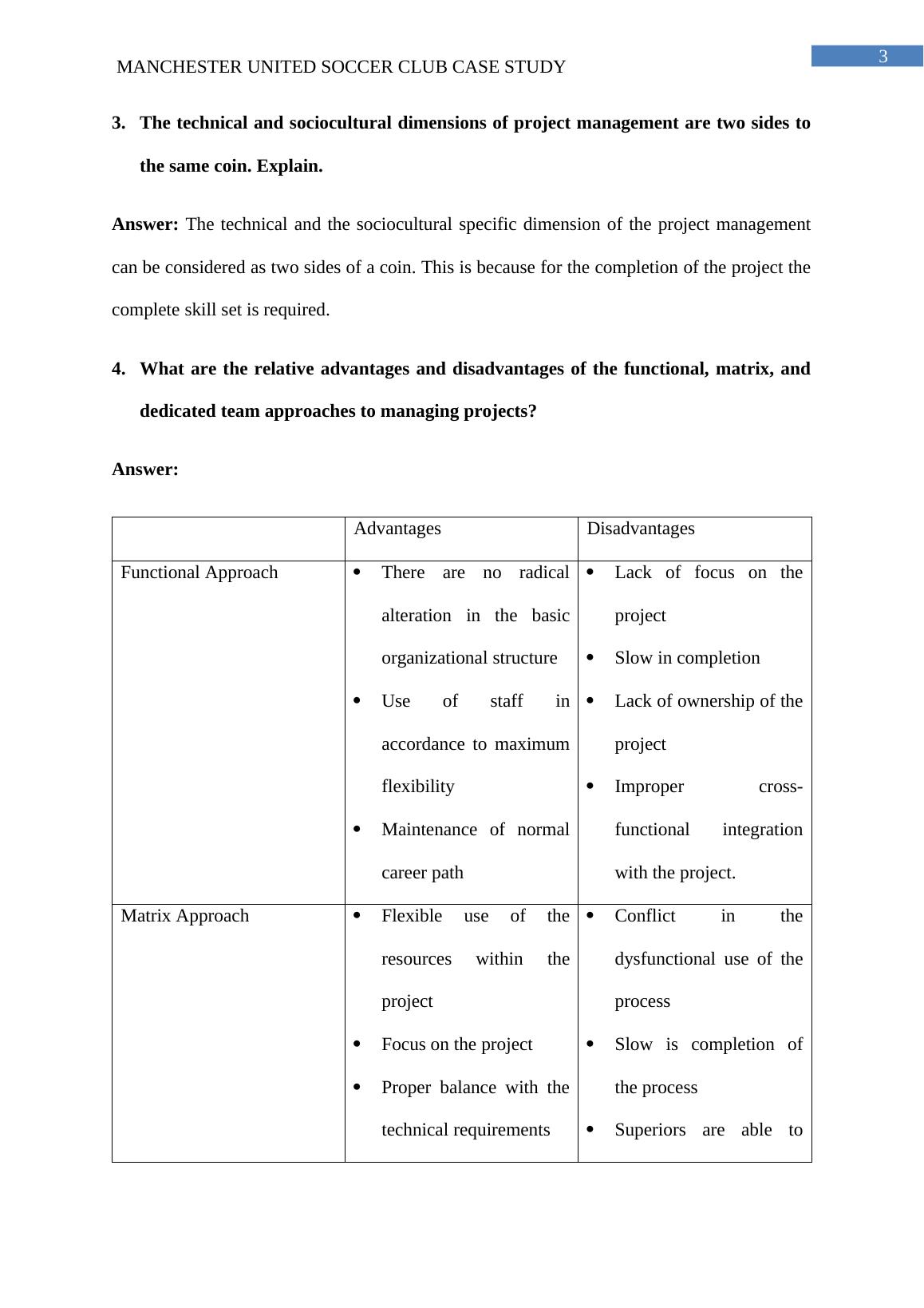 manchester united soccer club project management case study