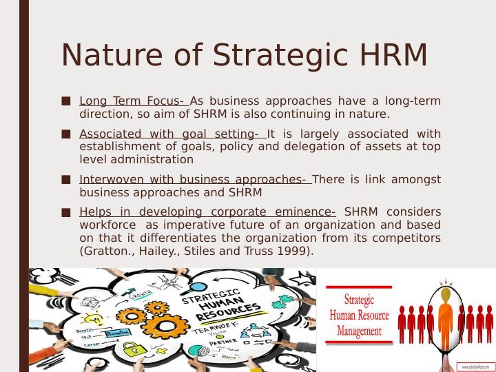 Nature, Importance, Models, Activities, Approaches of SHRM