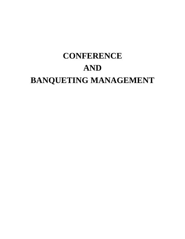 Service On A Plan 6 - Management of Conference Industry_1