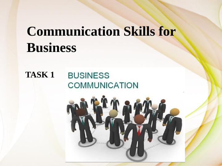 Communication Skills for Business_1
