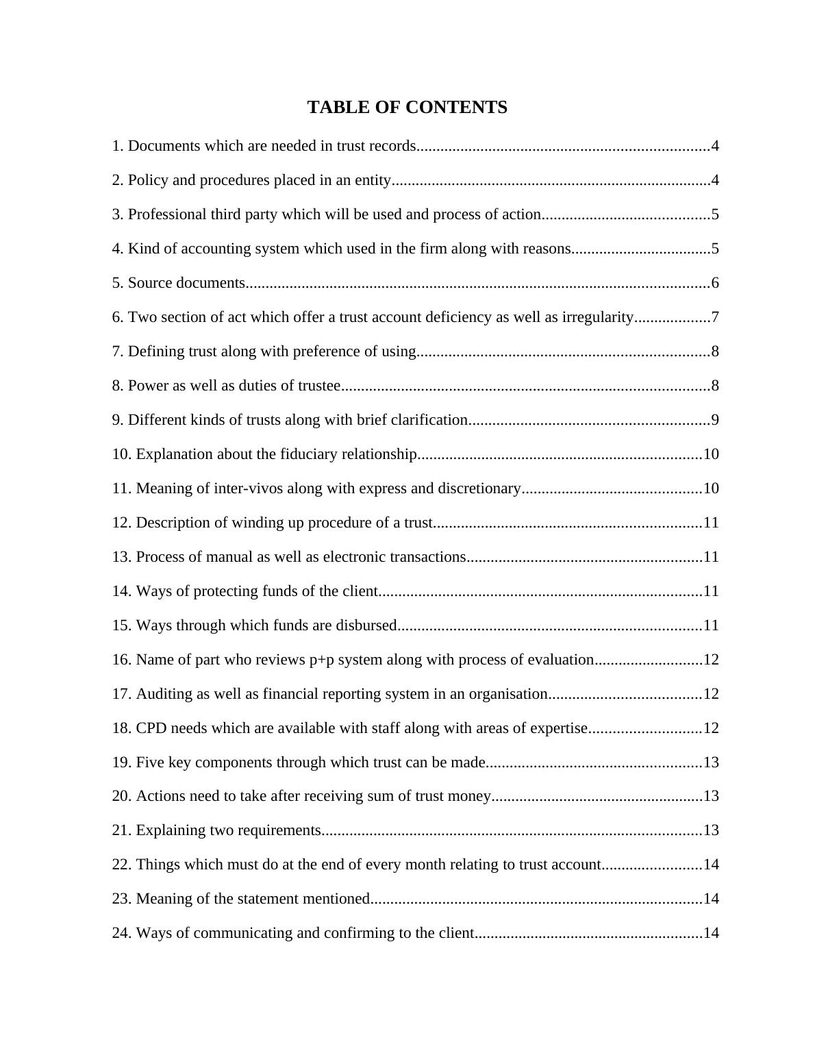 Financial Reporting System In An Organisation