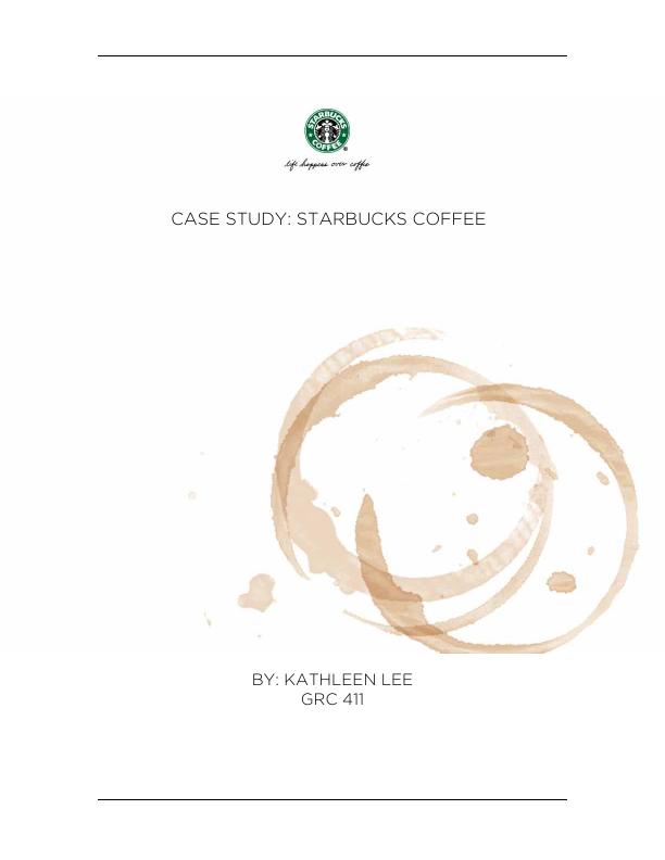 Case study of Starbucks coffee_1