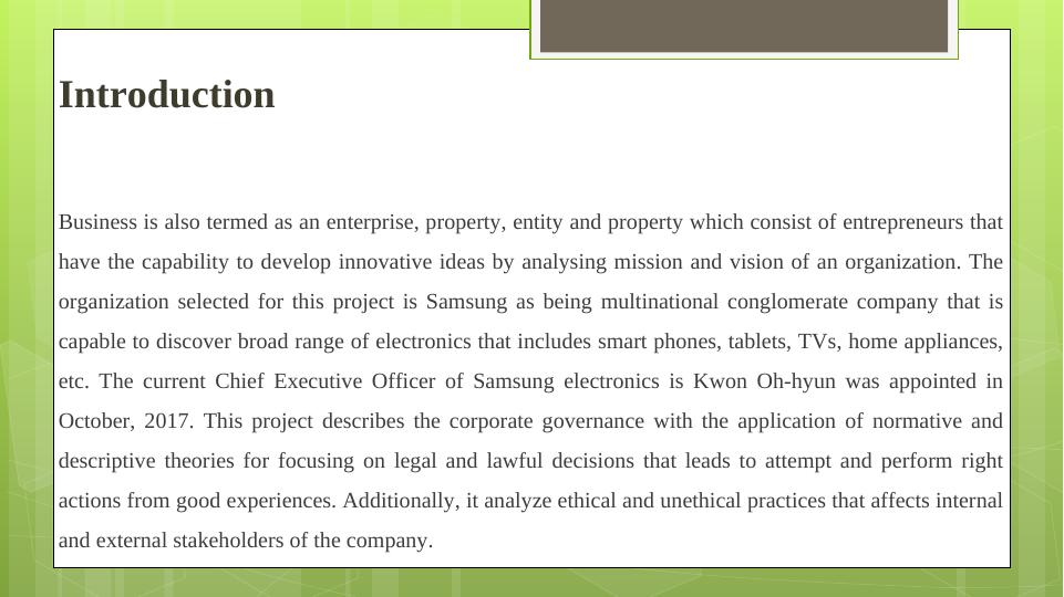 Samsung's Bribery Charges and Corporate Governance: A Business Report_4