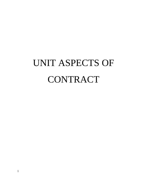 Interpretation of different types of contracts and their implications_1