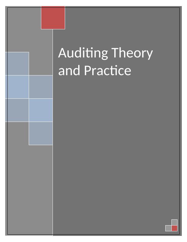 ACC707 Auditing Theory and Practice_1