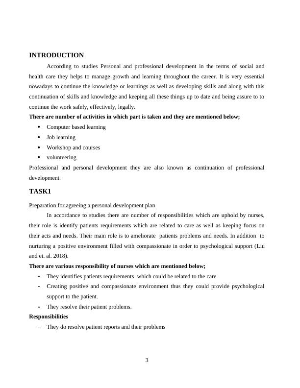 Personal and Professional Development in Health and Social Care